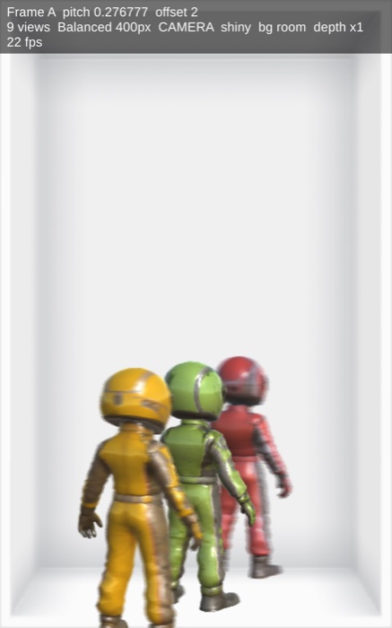 Three racing-suit kids inside a white room.